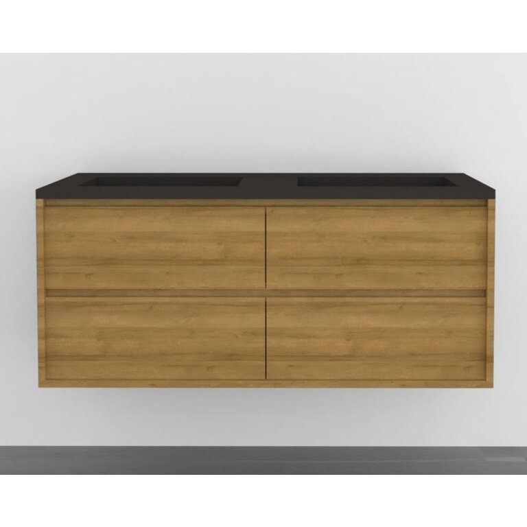 Vanity Wall-Mounted Luho Collection Bélair Bois