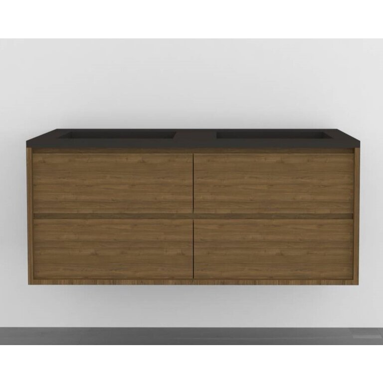 Vanity Wall-Mounted Luho Collection Bélair Bois