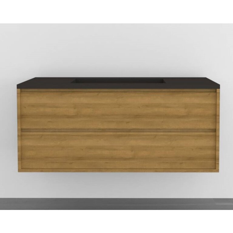 Vanity Wall-Mounted Luho Collection Bélair Bois