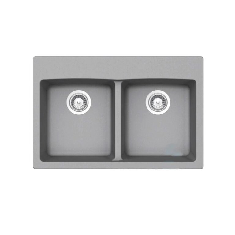 Sink en granite Double Sur Plan 31''x 20'' Bristol