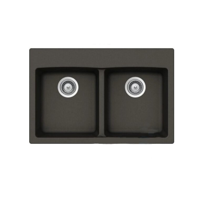 Sink en granite Double Sur Plan 31''x 20'' Bristol