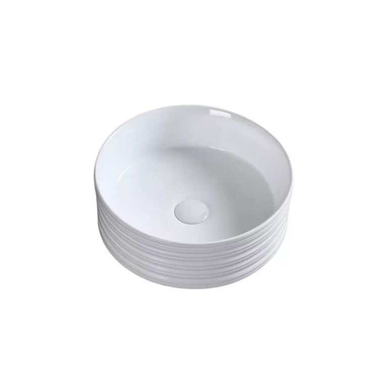 Vasque en Porcelaine Série Soho Blanc Mat