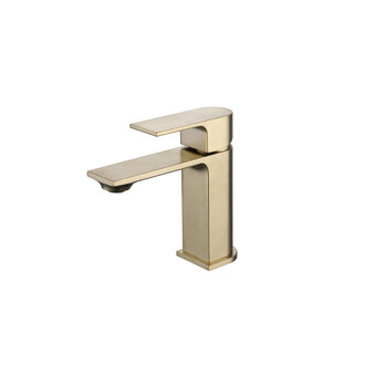 Bathroom Faucet Brushed Gold + Pop-Up Drain inclus MN-22901-16