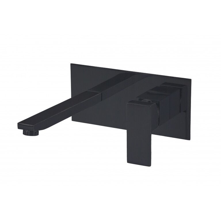 Robinet de lavabo mural Noir Mat Collection Kimmi DN-606-11