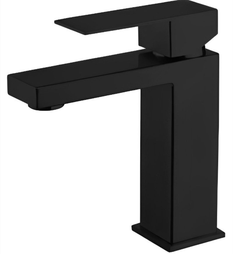 Matte black washbasin faucet Kimmi collection 77194