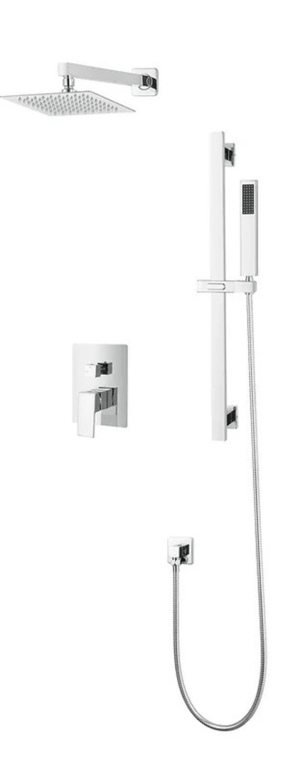 Kimmi collection rail shower faucet set