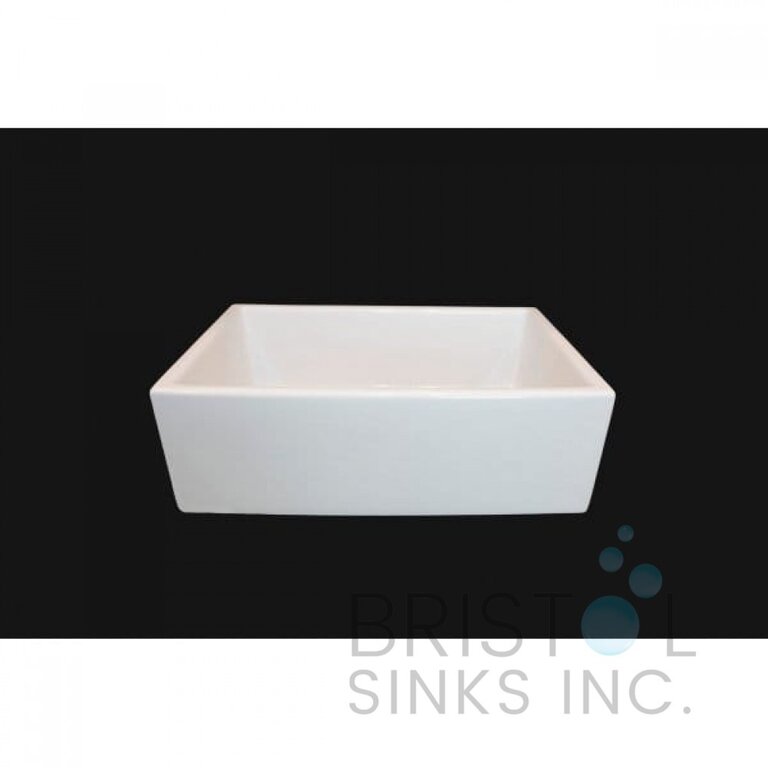 Kitchen Sink Single à tablier White lustré 30''x18'' Bristol BF-100