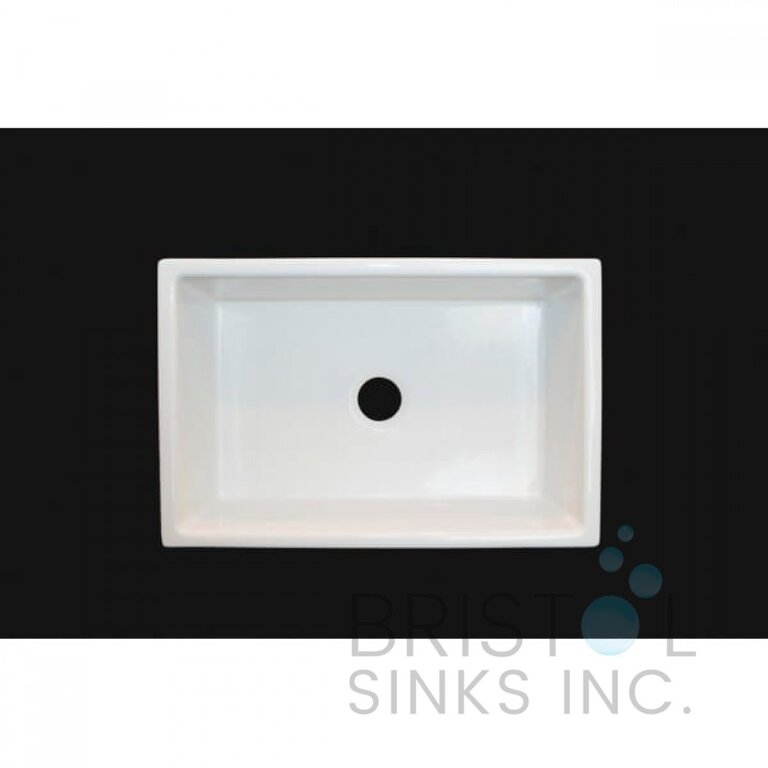 Kitchen Sink Single à tablier White lustré 30''x18'' Bristol BF-100