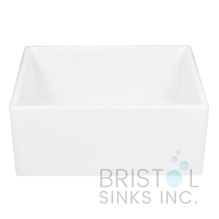 Kitchen Sink Single à tablier White lustré 24''x18'' Bristol BF-102