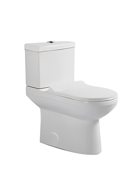 White Jen 2-piece toilet