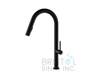 Robinet de cuisine Pot Filler Noir mat Collection Mercada - Ossöm