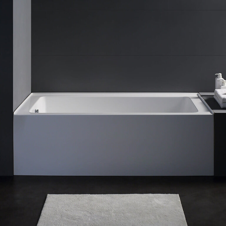 Bain en alcôve à tablier Zen Builder Jade 66''x32''