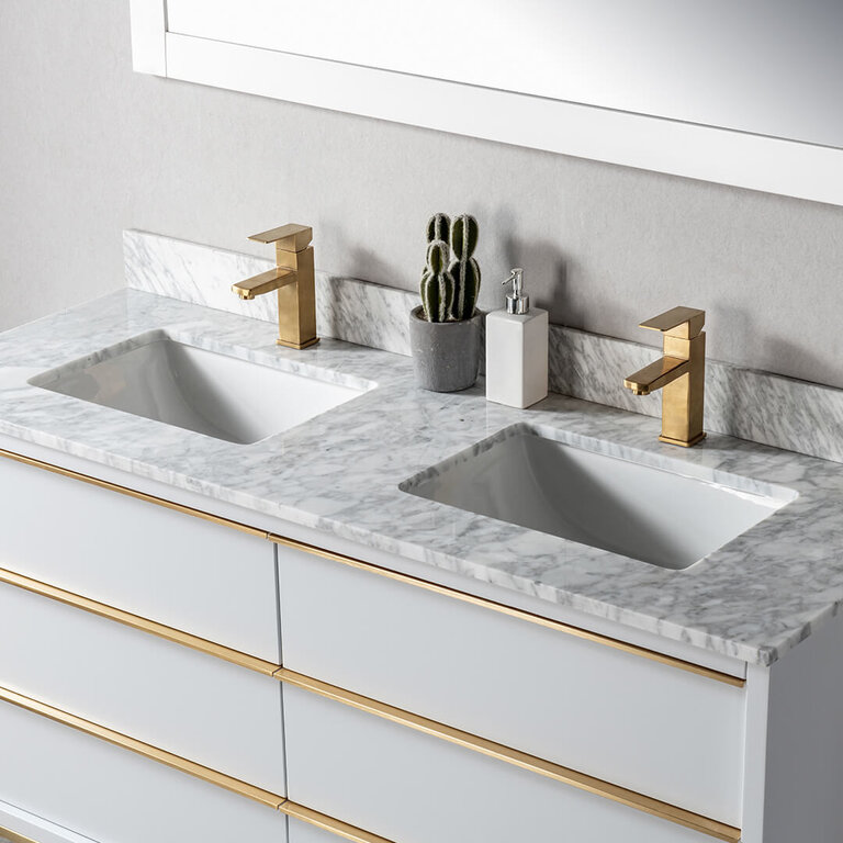 Vanity sur pied 60'' Collection Adélia Or
