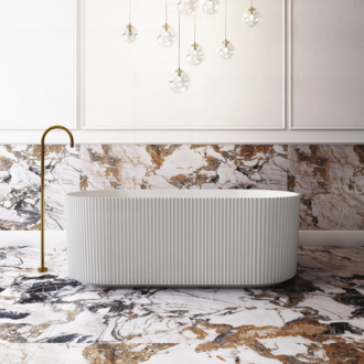 Valencia Freestanding Groove Bath