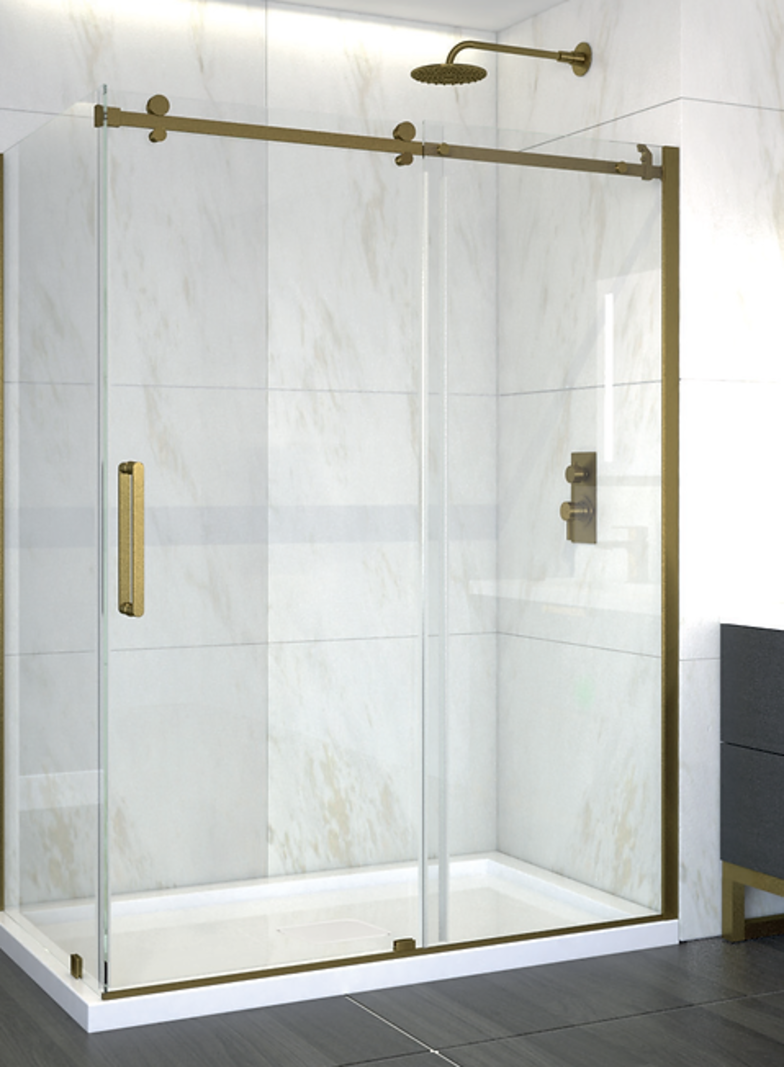 Agate CDC Series Brushed Gold Reversible Shower Set