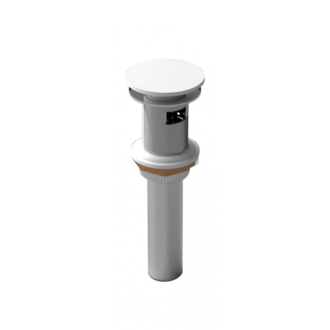 Pop-Up Drain White Matte - With Overflow Odass