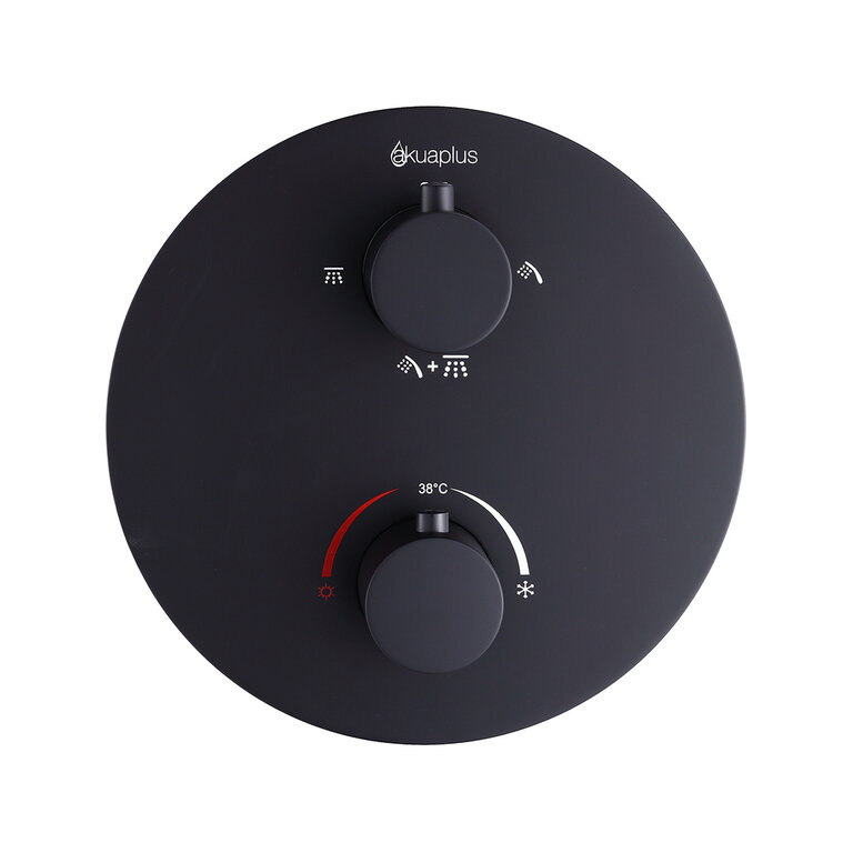 Robinet de douche thermostatique rond K-060H Akuaplus