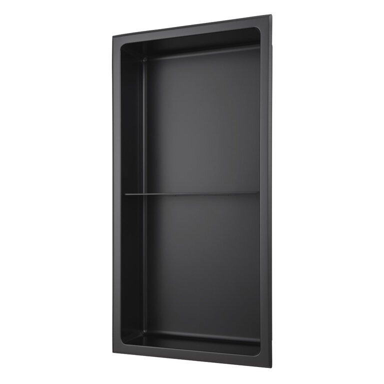 24x12 Shower Niche With Shelf Aqua