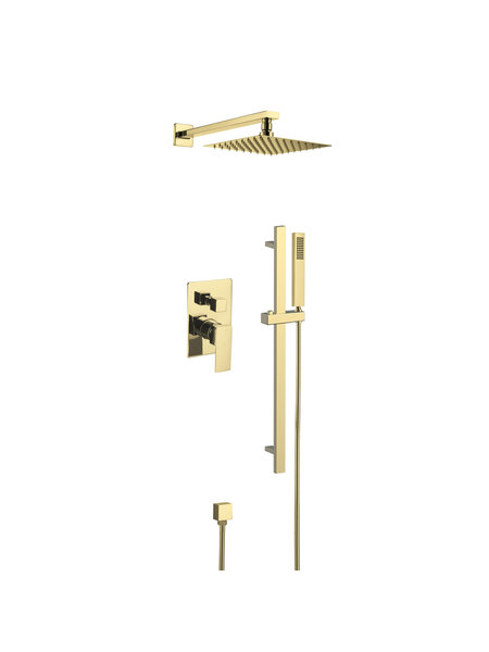 Kimmi collection rail shower faucet set