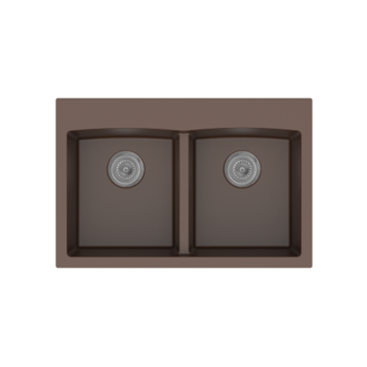 Évier double en granite Sur/Sous-plan 31''x20 1/2''x9'' MB203 Évier double en granite Sur/Sous-plan 31''x20 1/2''x9'' MB203