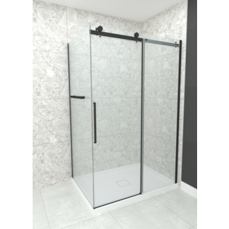 Luhö Luho Quartz Series Matte Black Reversible Shower Set
