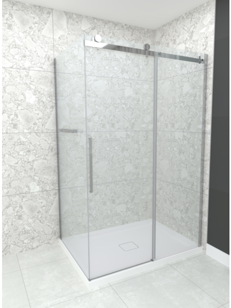 Reversible Shower Set Quartz Series Chrome Luho