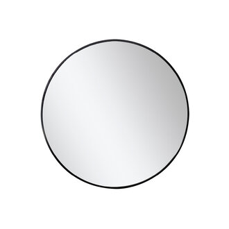 Everly Black Round Mirror Everly Black Round Mirror