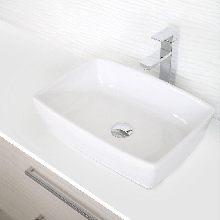 Vasque en porcelaine Blanc 19'' ST-220
