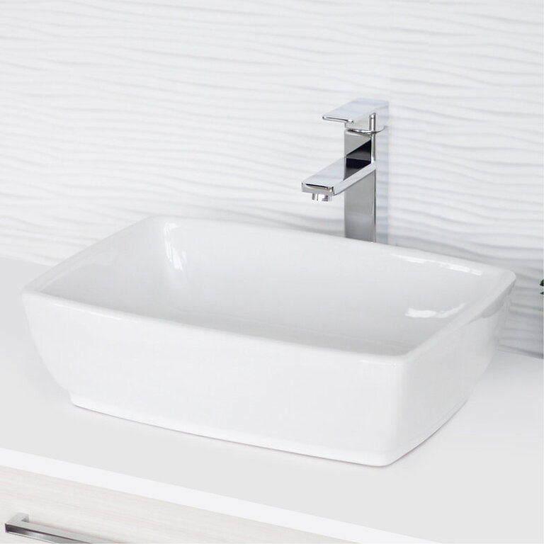 Vasque en porcelaine Blanc 19'' ST-220