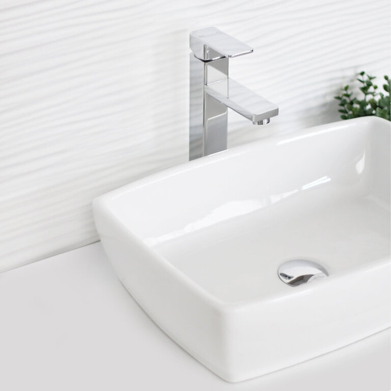 Vasque en porcelaine Blanc 19'' ST-220