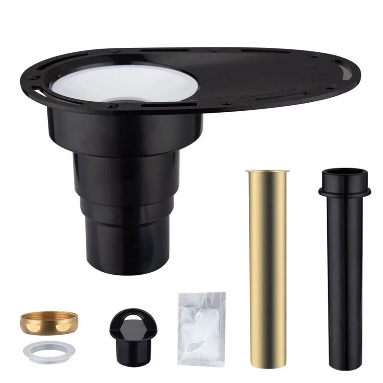 Drop-in drain installation kit for freestanding bathtub 123 Connect P.L