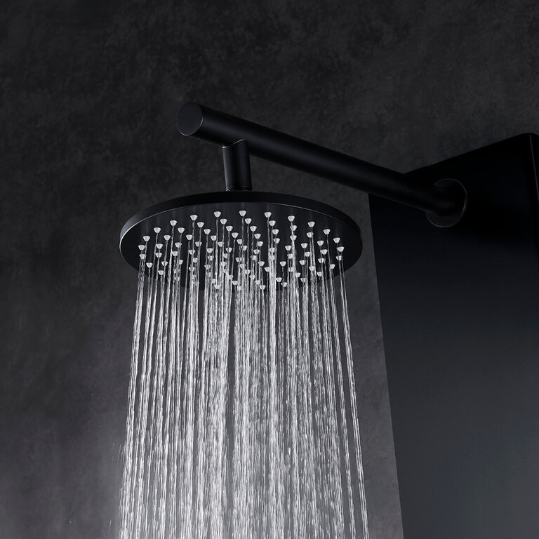 Colonne de douche Noir Mat Série Elias