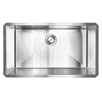 Évier de cuisine simple en stainless 32''x18'' MS