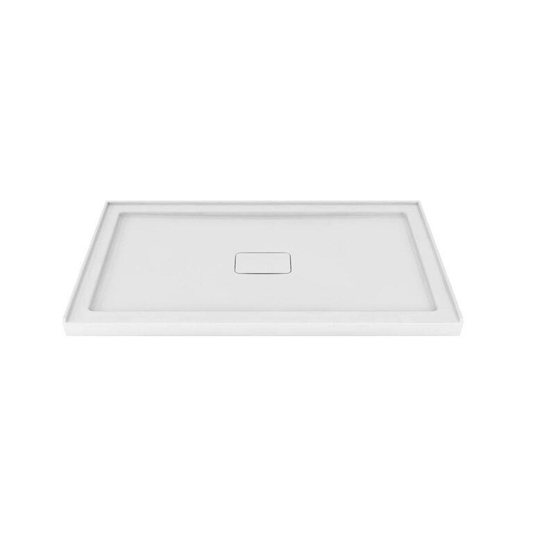 Base de douche CDC drain central avec cache drain 36"X48"