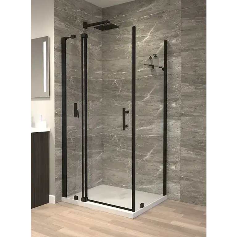 Ensemble de douche 32x40 Noir mat