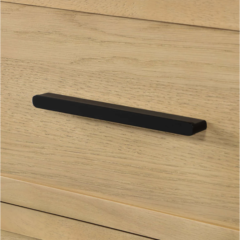 Freestanding 60'' double sink vanity Livia Collection Oak color