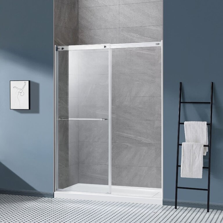 Eva Series 60'' Chrome Shower Door