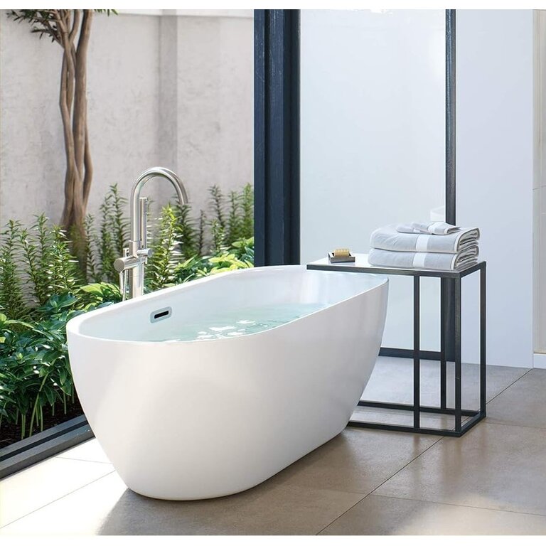 Bain autoportant 59'' Aya Blanc