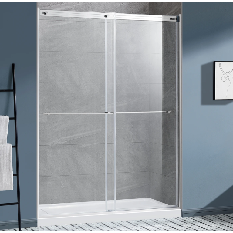 Eva Series 60'' Chrome Shower Door