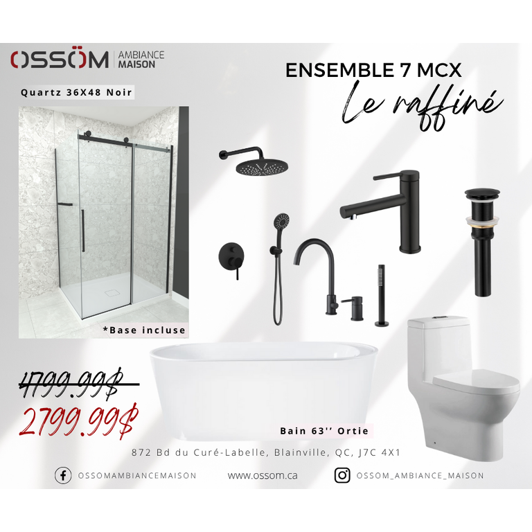 Ensemble 7 MCX Le raffiné