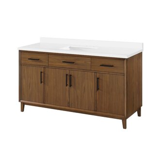 Vanité Noah 60'' Noyer clair