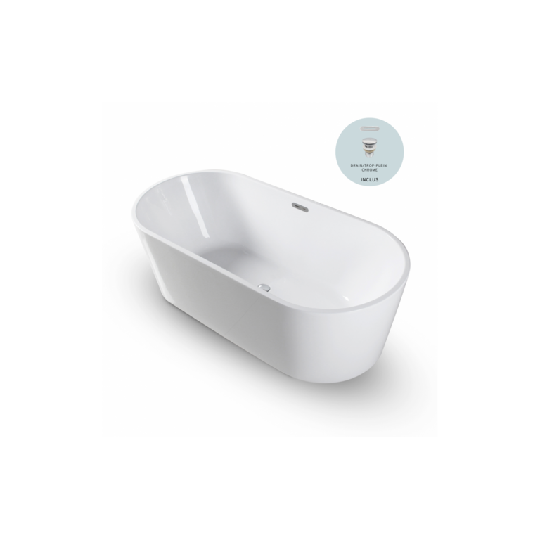 Odass Freestanding Bathtub 63 po - Malva