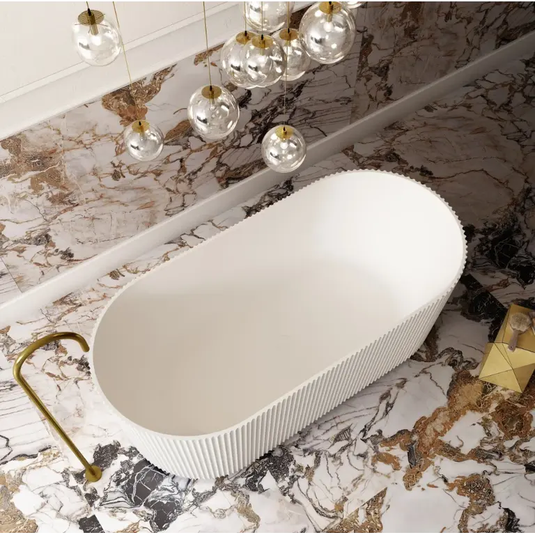 Valencia Freestanding Groove Bath