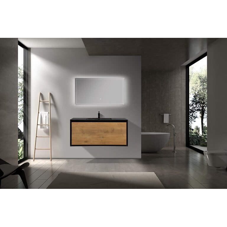 Vanité Suspendue Bois et Noir série Florencia