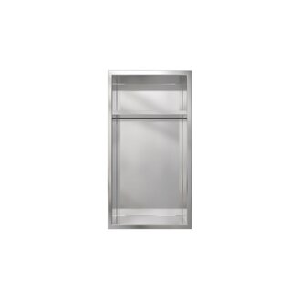Niche Stella Stainless Steel 12x24 avec tablette haute