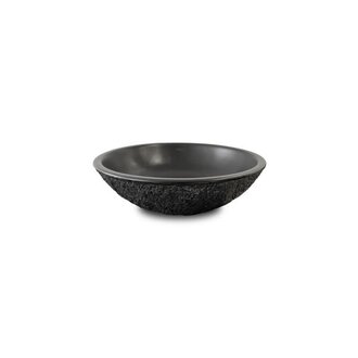 Vessel Sink Matte Black piedra 16''