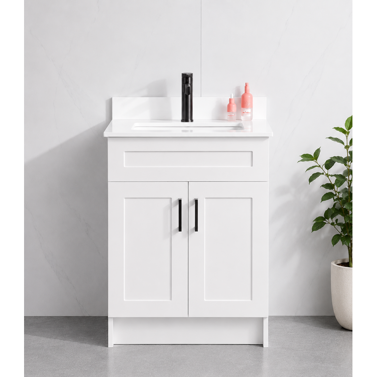 Vanité sur pied Collection Rosy Blanche