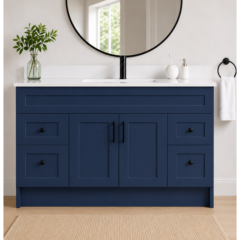 Vanité sur pied Collection Rosy Bleu