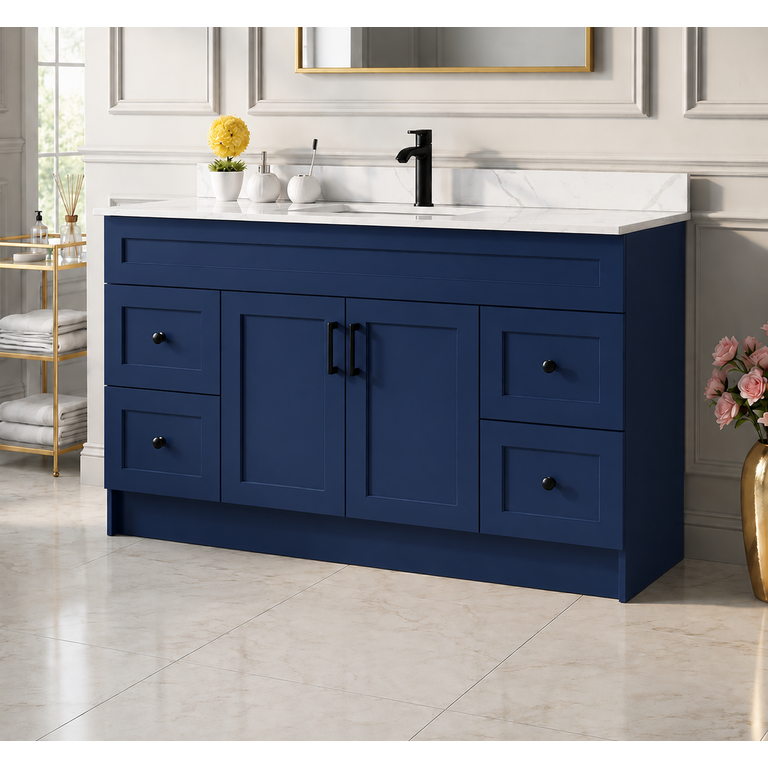 Vanité sur pied Collection Rosy Bleu