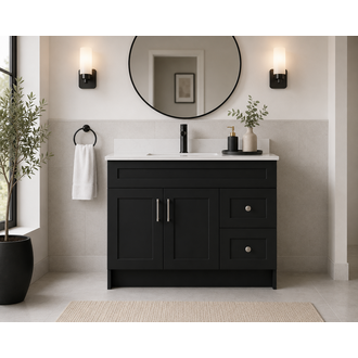 Vanity sur pied Collection Rosy Black